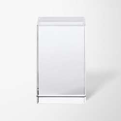 Engraved 8 cm Optical Crystal Rectangle