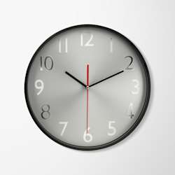 Aluminium Rondo Wall Clock