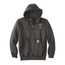 Sudadera con capucha y cuello cerrado Carhartt® Rain Defender® Paxton Heavyweight con cremallera