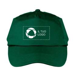 Cappellino a cinque spicchi Original Beechfield con stampa monocolore