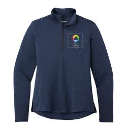 Sudadera Endeavor con media cremallera para mujer de Sport-Tek®