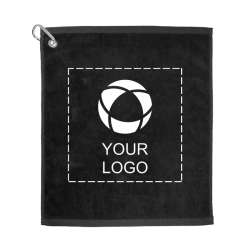 Terry Golf Towel with Carabiner Clip