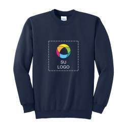 Sudadera Tall Essential de tela polar con cuello redondo de Port & Company®