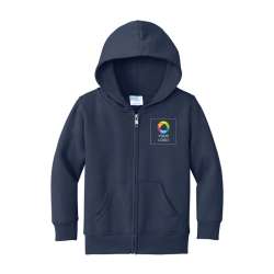 Precious Cargo® Toddler Core Fleece Full-Zip Hooded Sweatshirt