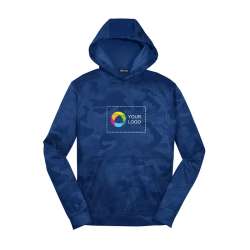 Sport-Tek® Youth CamoHex Fleece Hooded Pullover