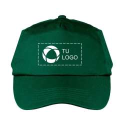 Gorra de 5 paneles Original de Beechfield con estampado monocolor