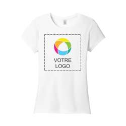 T-shirt à col rond pour femme District MadeMD Perfect TriMD - transfert à chaud