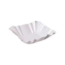 Barquettes en carton – 9 x 9 x 3 cm – Blanc – Lot de 2000