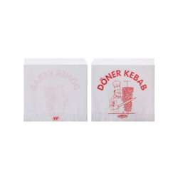 Sobres para kebabs – 160 x 160 mm – Blancos – 4000 pzas.