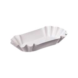 Pappschalen Weiß, Ku-1 – 12 x 21 x 3,5 cm – 1.000 St.