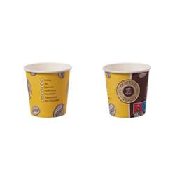 Einwandige Papp-Kaffeebecher Topline 100 ml – PE-beschichtet – Ø 62 mm – 3.000 St.