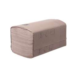 Serviettes en papier recyclé simple épaisseur – 33 x 21,3 cm – Marron – Lot de 9000