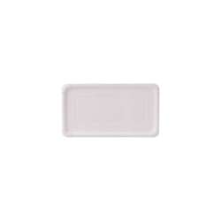 Papieren borden – rechthoekig 11 x 17 cm – wit – 2000 stuks
