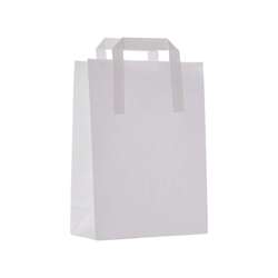 Papiertragetaschen Weiß – 220 x 105 x 300 mm – 300 St.
