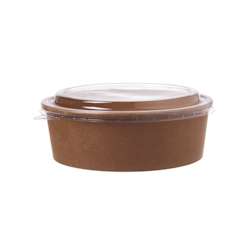 FSC® saladeschalen 1000 ml – bruin – 300 stuks