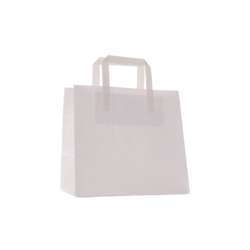 Papiertragetaschen Weiß – 260 x 170 x 260 mm – 250 St.
