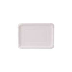 Papieren borden – rechthoekig 16 x 23 cm – wit – 1000 stuks