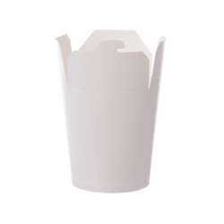 Cajas para pasta plegables FSC® 470 ml - Blancas - 500 pzas.