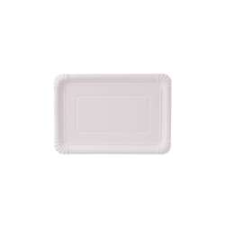 Papieren borden – rechthoekig 17 x 25 cm – wit – 500 stuks