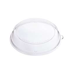 Tapas de plástico reciclado para cuencos para ensalada 900/1200 ml - 160 pzas.