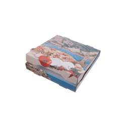 Boîtes à pizza – Francia, 33 x 33 x 4 cm – Positano – Lot de 100