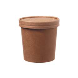 FSC® suppeskål 360 ml – brun – 500 stk.