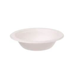 Bagasse kommen 350 ml – rond 16 cm – wit – 800 stuks