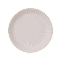 Papieren borden – rond 22 cm – wit – 400 stuks