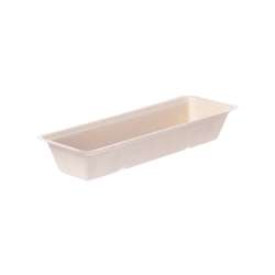 Bagasse-Snackschalen (Zuckerrohr) – 20 x 7,2 x 3,2 cm – 800 St.