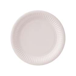 Papieren borden – rond 20 cm – wit – 1000 stuks