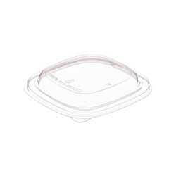 Tapas de plástico reciclado para cuencos para ensalada 400/600 ml - 300 pzas.