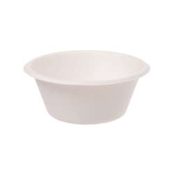 Bagasse kommen 200 ml – rond 11,4 cm – wit – 1000 stuks