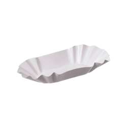 Pappschalen Weiß, Ku-00B – 8 x 14,5 x 2,5 cm – 2.000 St.