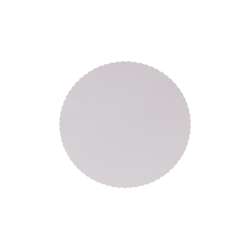 Papieren gebaksbordjes – rond 22 cm – wit – 500 stuks