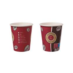 Einwandige Papp-Kaffeebecher Topline 200 ml – PE-beschichtet – Ø 80 mm – 1.000 St.