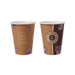 Einwandige Papp-Kaffeebecher Topline 300 ml – PE-beschichtet – Ø 90 mm – 1.000 St.