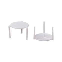 Trépieds à pizza en plastique – Blanc – Lot de 2000