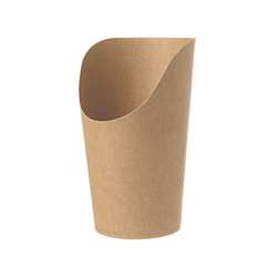 Patatbekers – 55 x 120 mm – bruin – 1000 stuks