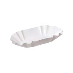 Pappschalen Weiß, Ku-0 – 9 x 16 x 3 cm – 2.000 St.