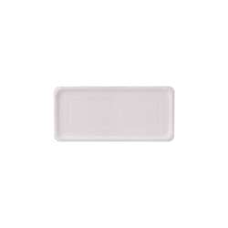 Papieren borden – rechthoekig 11 x 24 cm – wit – 1000 stuks