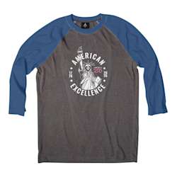 Camiseta raglán de manga 3/4 America 250 ACE