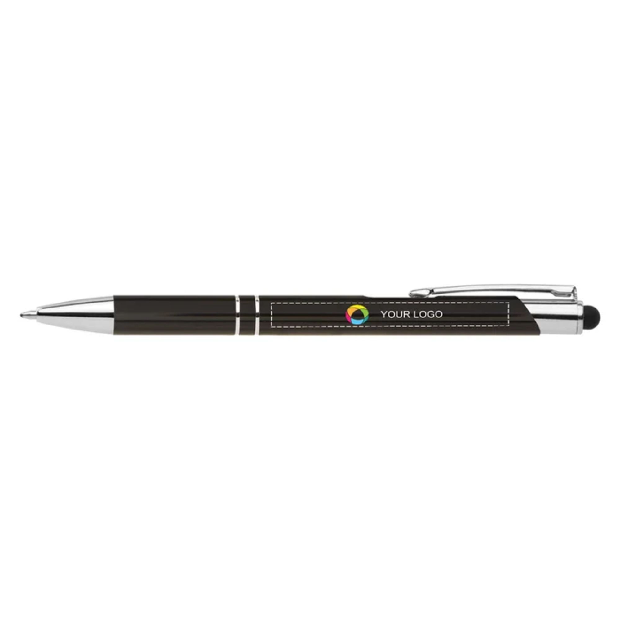 Radiant Black Ink Pen with Stylus