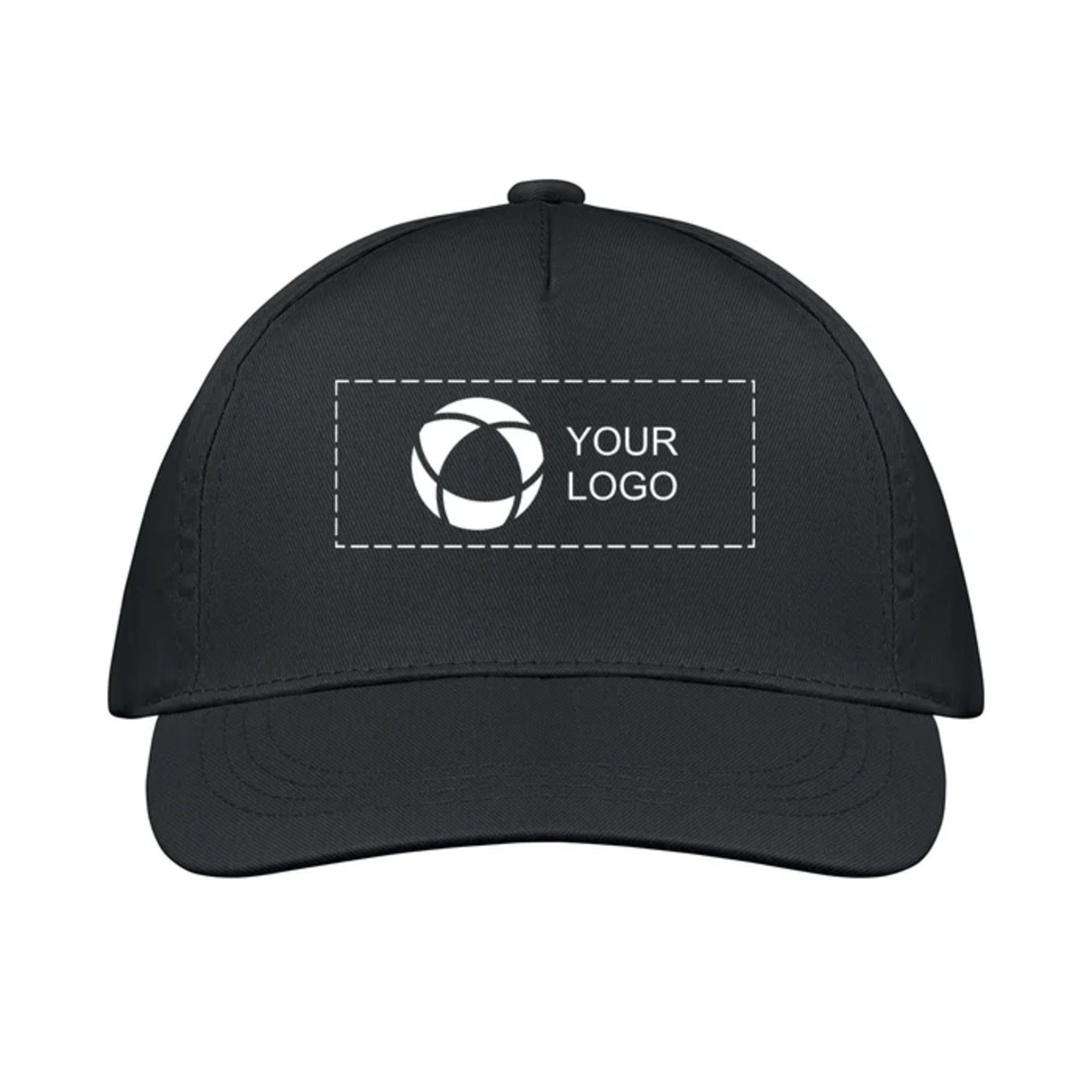 5-Panel Cotton Twill Unisex Baseball Cap