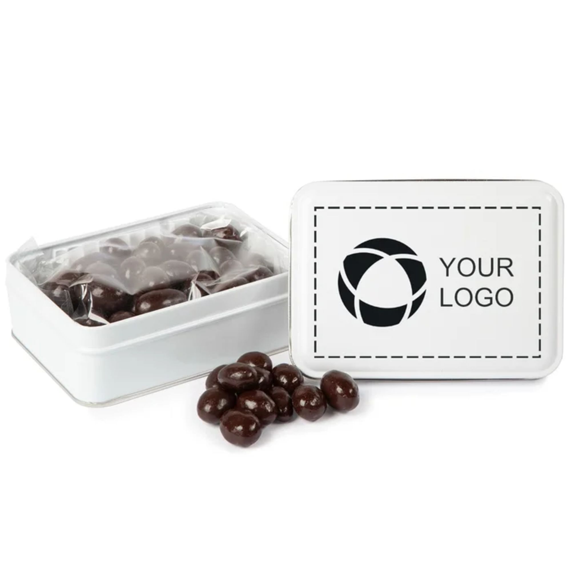 Keepsake Gift Tin- Dark Chocolate Almonds