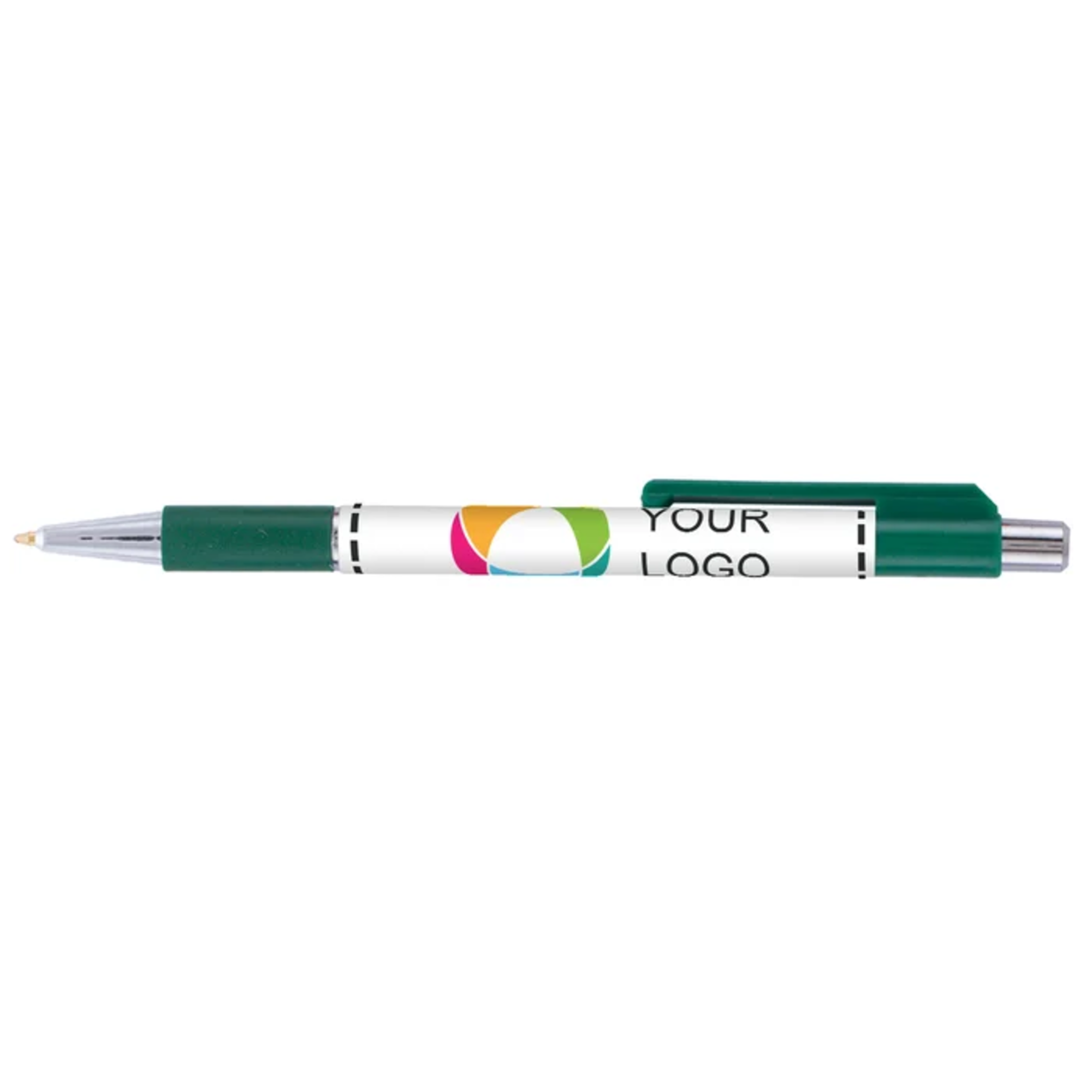 Charlotte Grip Pen with Blue Ink Digital Full Color Wrap