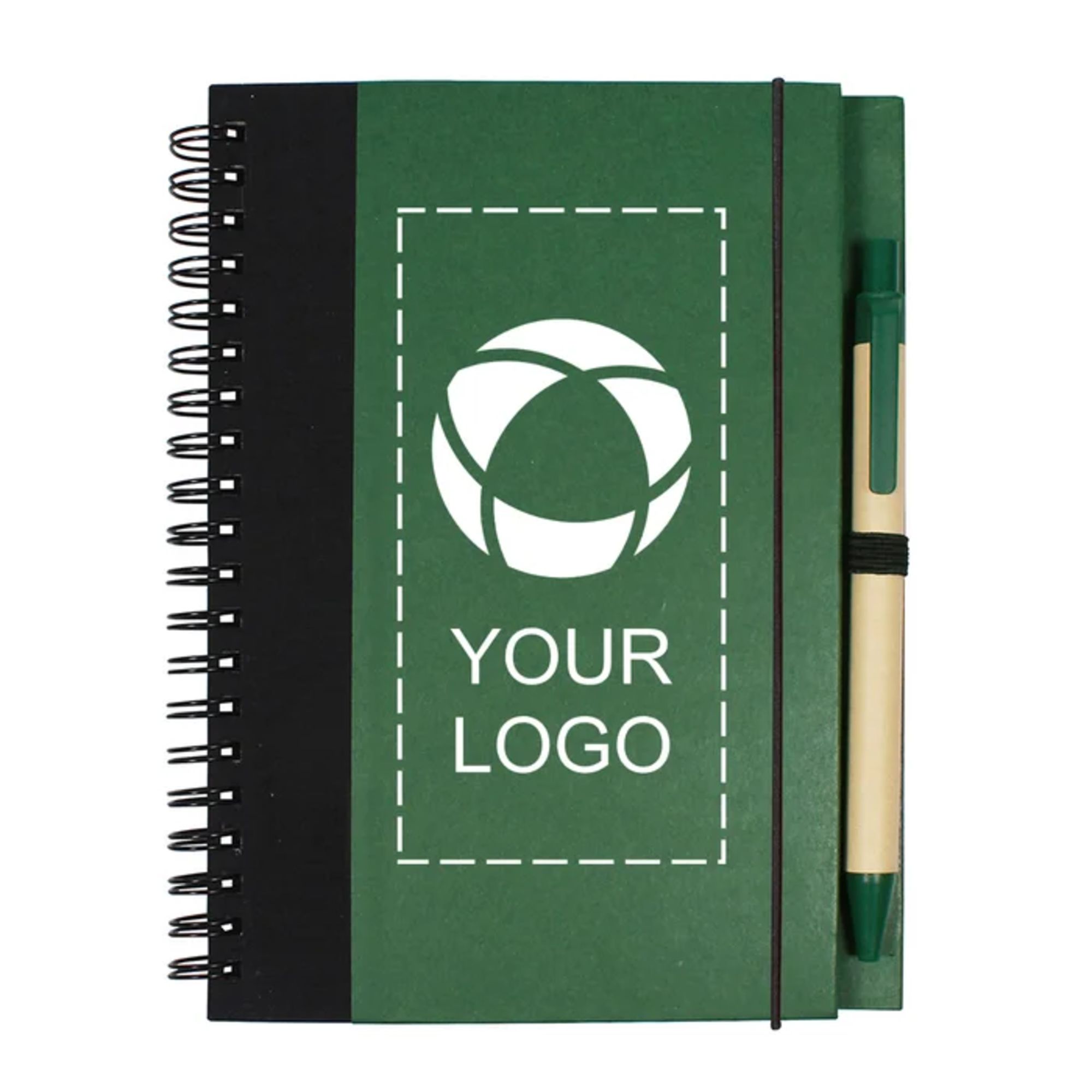 Contrast Paperboard Spiral Notebook