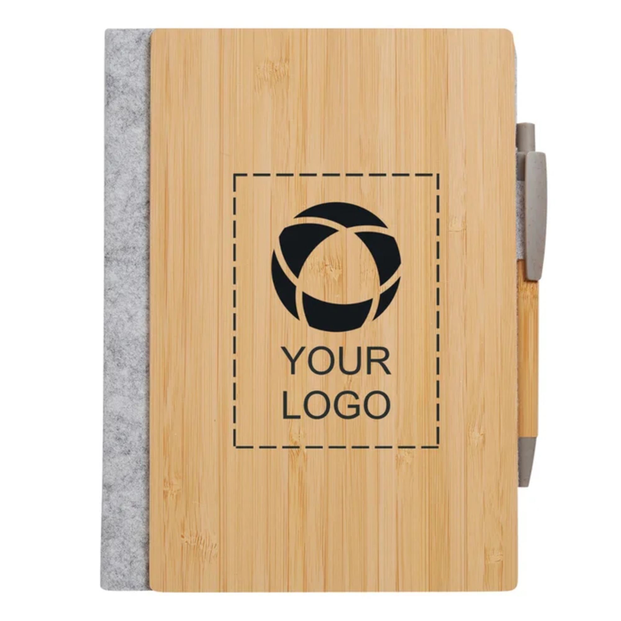 Grove Refillable Bamboo Notebook & Pen
