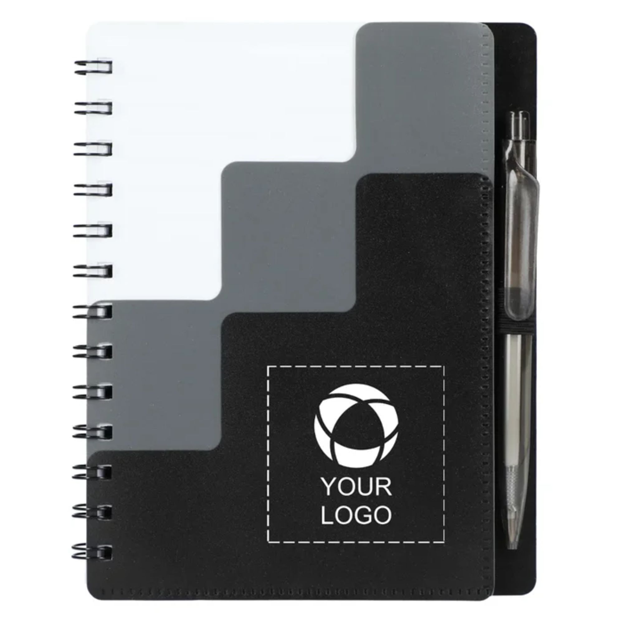 5" x 7" Recycled Pace Spiral Notebook with Pen