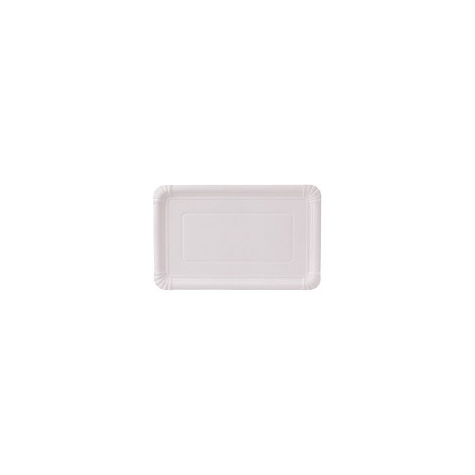 Paper Plates – Rectangle 10 x 16 cm – White – 3000 pcs.