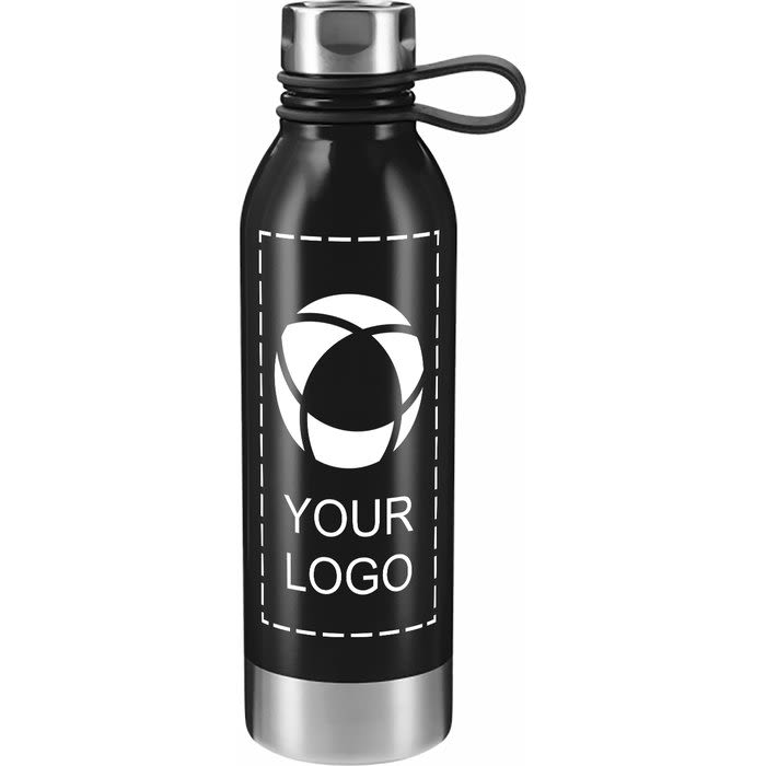 Add Your Logo: 22 oz. Flip Top Sports Bottle – Baudville